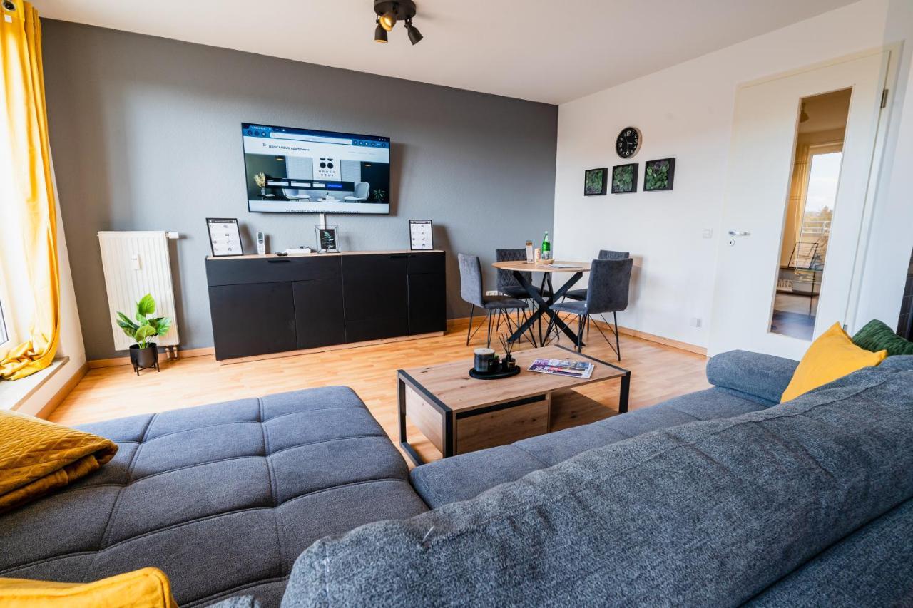 Deluxe Apartment I Klimaanlage I Tiefgarage I Balkon I Wlan Магдебург Екстериор снимка