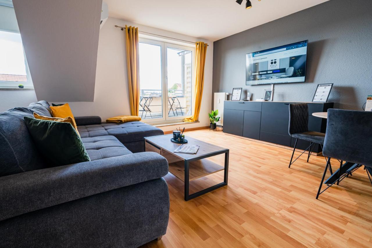 Deluxe Apartment I Klimaanlage I Tiefgarage I Balkon I Wlan Магдебург Екстериор снимка